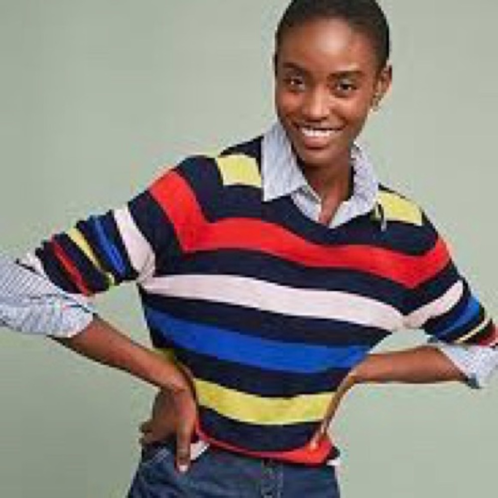 NWT Anthro Neddle Oralie cashmere blend sweater